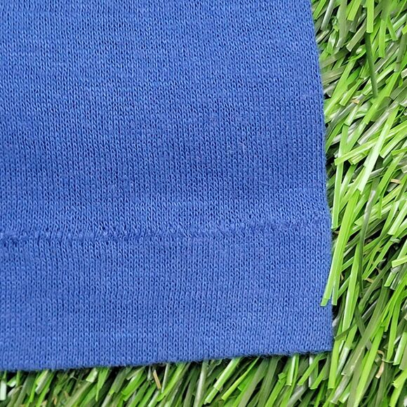 Vintage 1981 PTH Funny Lazy Shirt S/M 18x23 Blue - Picture 9 of 11